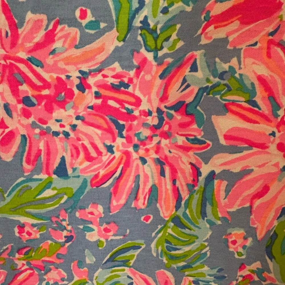 Lilly Pulitzer Pink and Blue Floral Dress - Picture 3 of 4